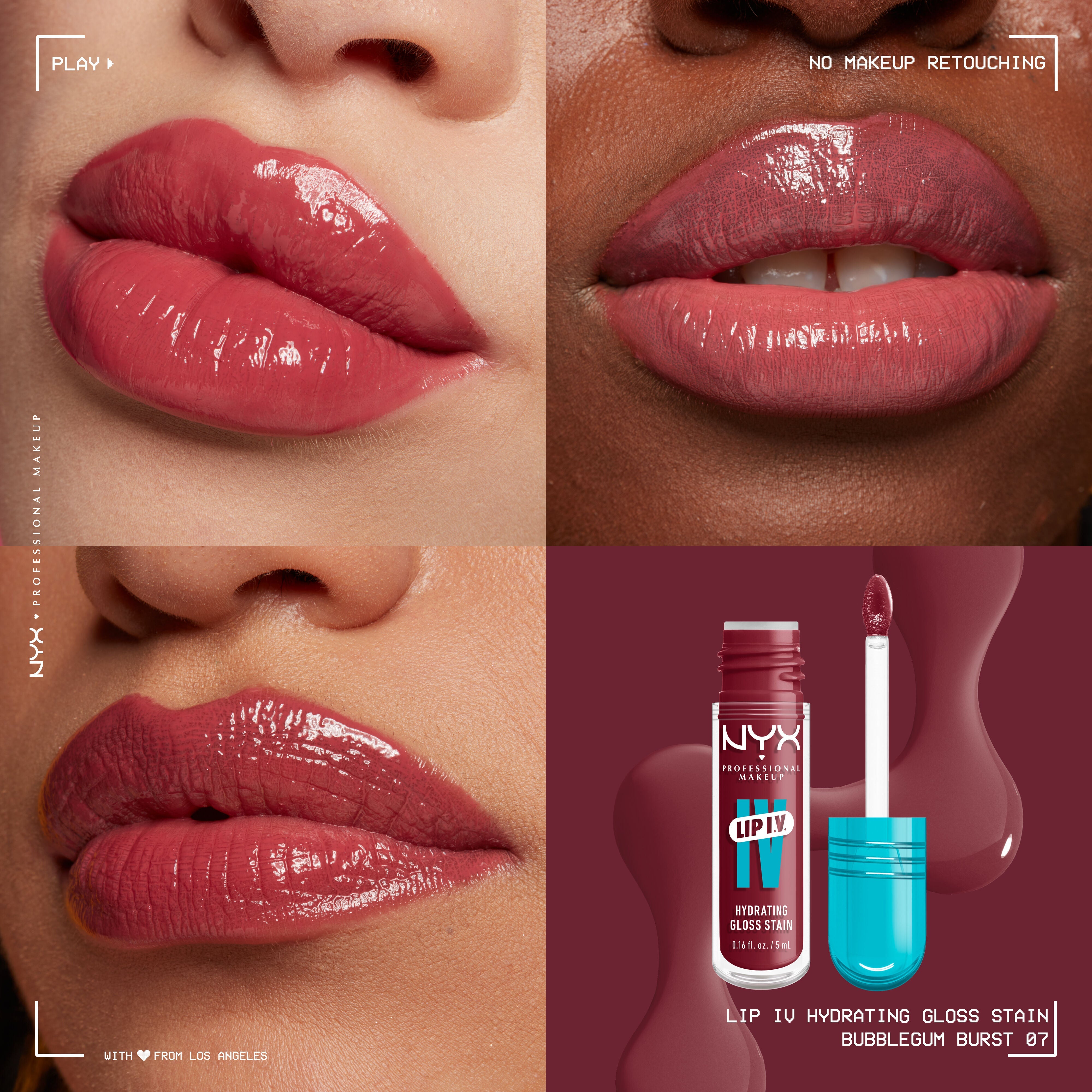 NYX - LIP IV Hydrating Gloss Serum - 07 Bubblegum Burst
