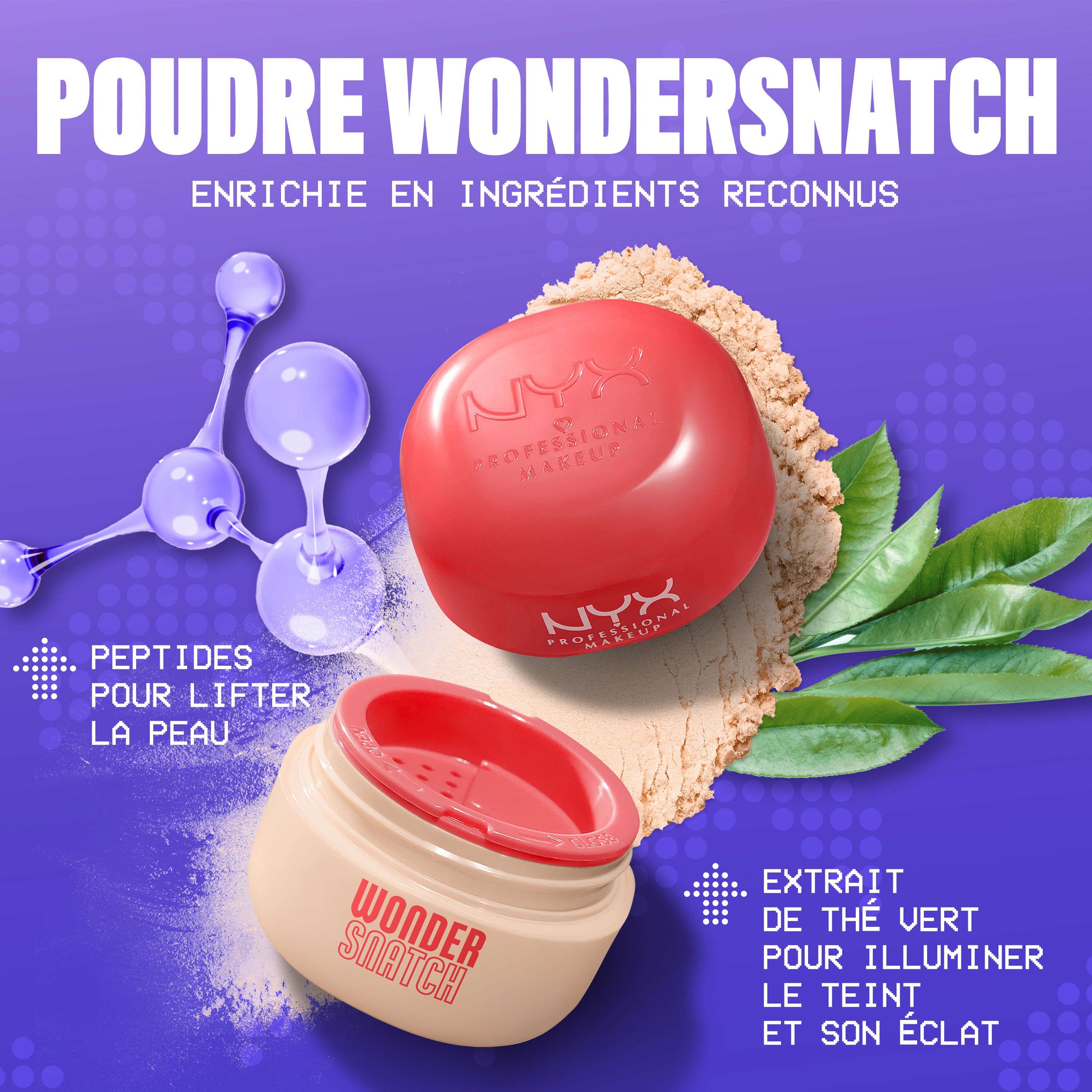 NYX - Poudre Wonder Snatch -Poudre libre fixatrice - réf. 01 Sugar Serve