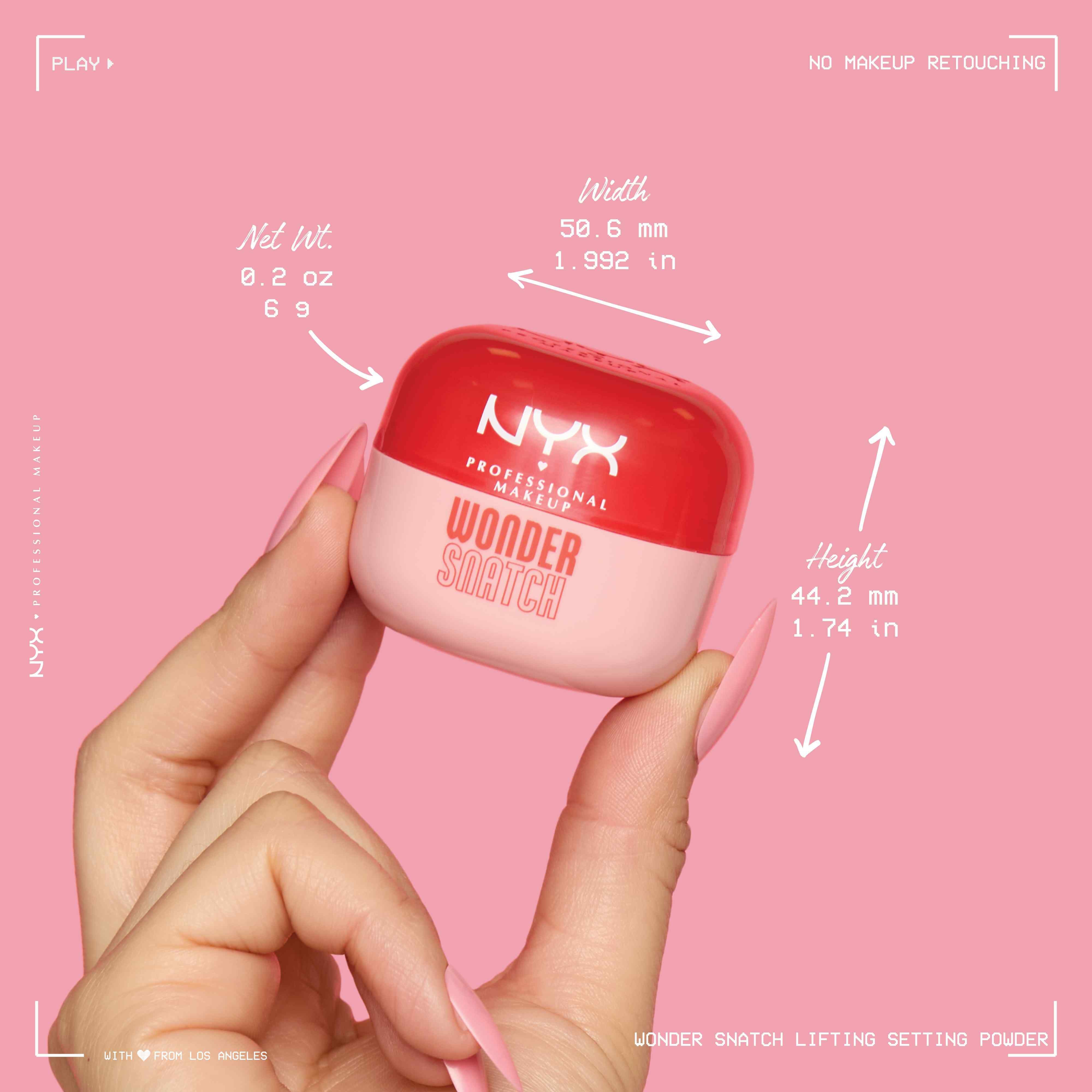NYX - Poudre Wonder Snatch -Poudre libre fixatrice - réf. 01 Sugar Serve