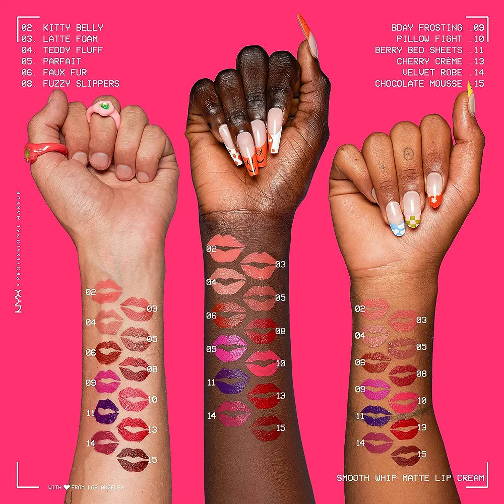 NYX - ROUGE À LÈVRES SMOOTH WHIP - réf Pillow Fight