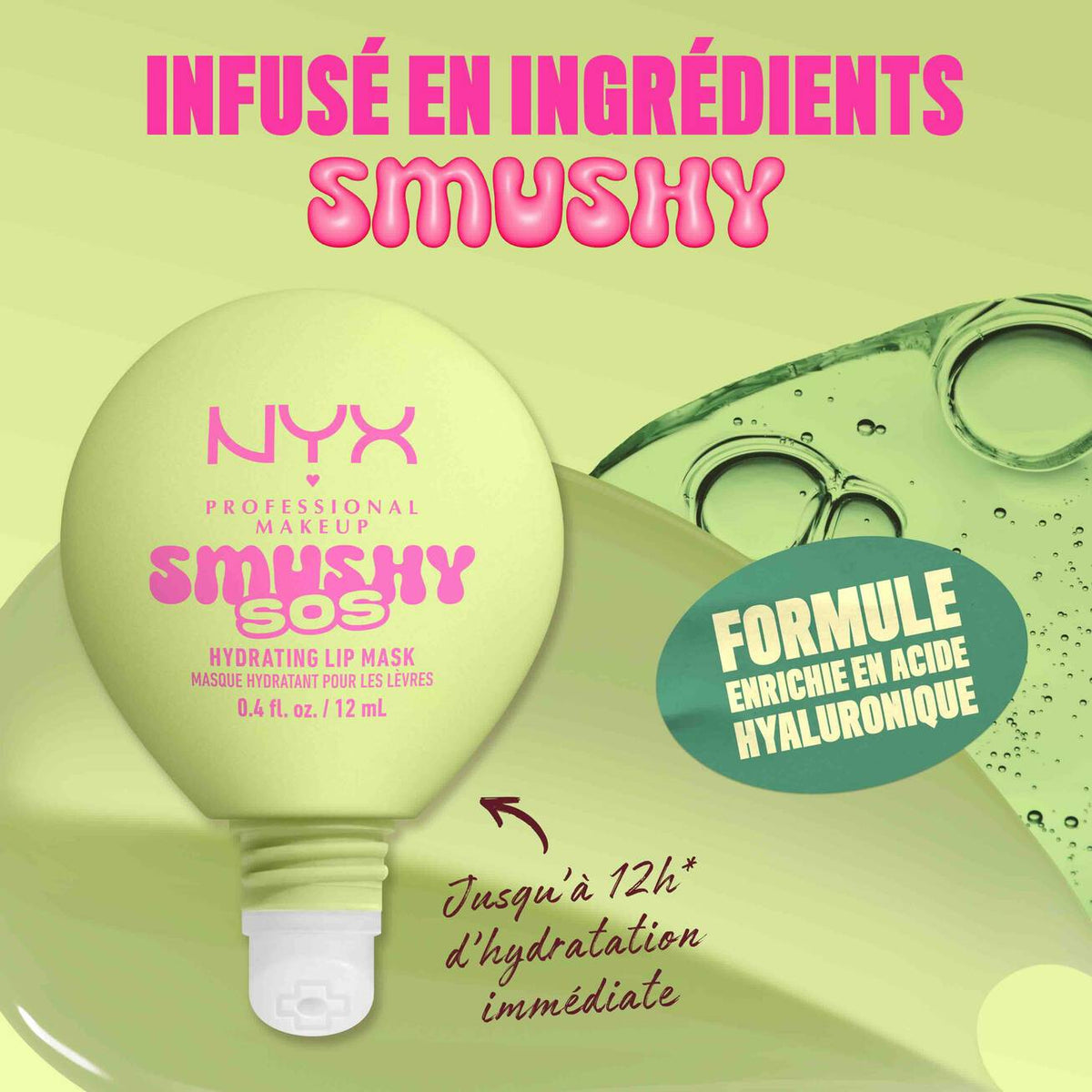 NYX - SMUSHY SOS SOIN LÈVRES TEINTÉ 2-EN-1- 03 Peachy Pamper