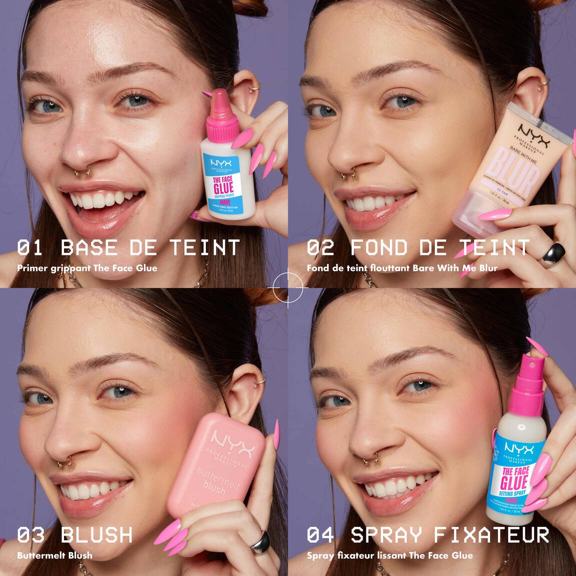 NYX - Spray Fixateur The Face Glue - 60ml