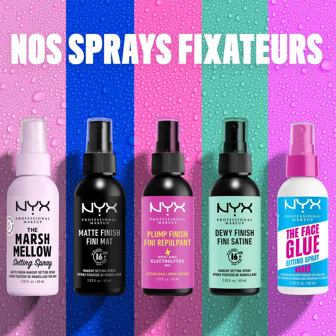 NYX - Spray Fixateur The Face Glue - 60ml