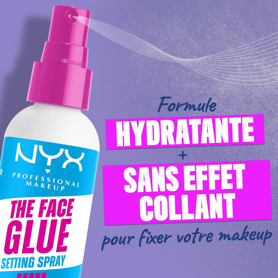 NYX - Spray Fixateur The Face Glue - 60ml