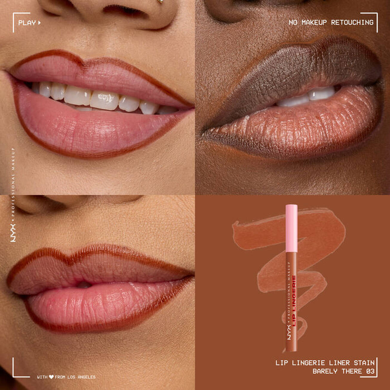 NYX - Stain Lip Lingerie - Ref  03 Barely There