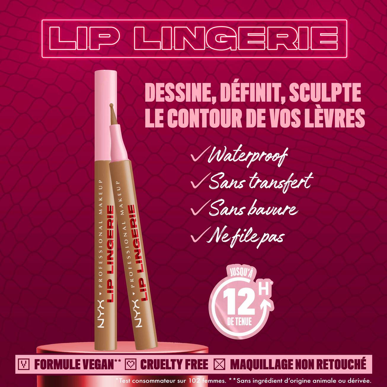 NYX - Stain Lip Lingerie - Ref 12 Wild Side