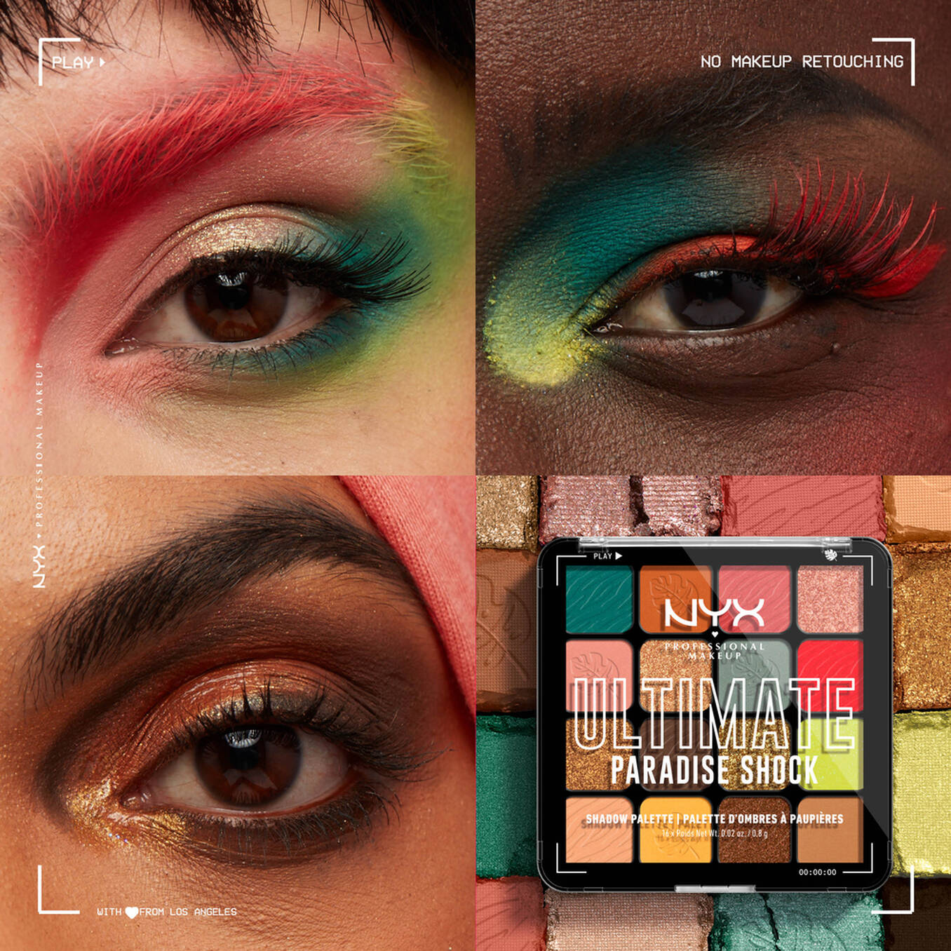 NYX - ULTIMATE SHADOW PALETTE - 02 Paradise Shock