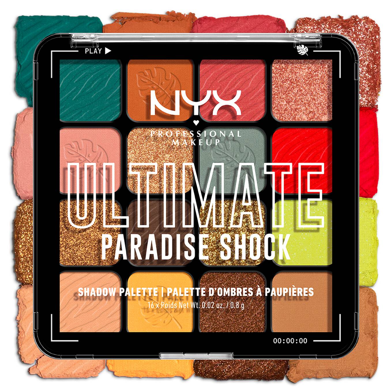 NYX - ULTIMATE SHADOW PALETTE - 02 Paradise Shock