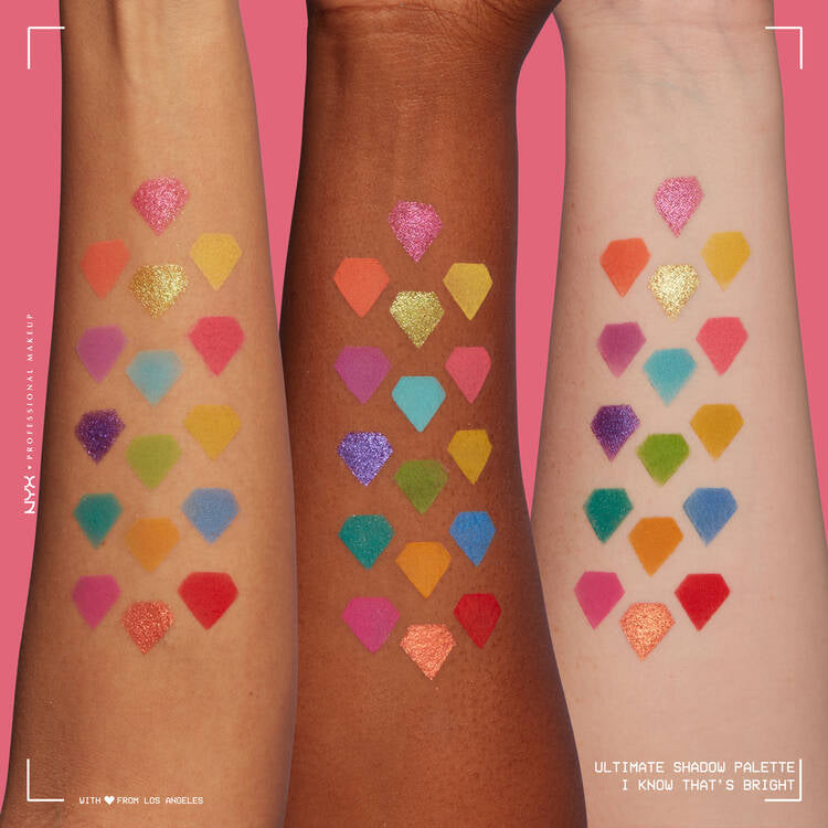 NYX - ULTIMATE SHADOW PALETTE - I Know That's Bright