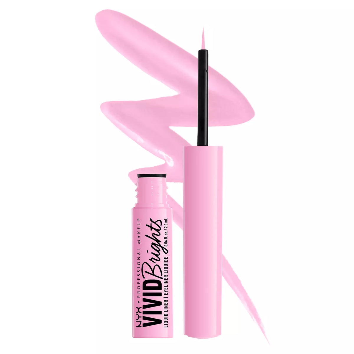NYX - VIVID BRIGHTS COLORED LIQUID EYELINER-Sneaky pink