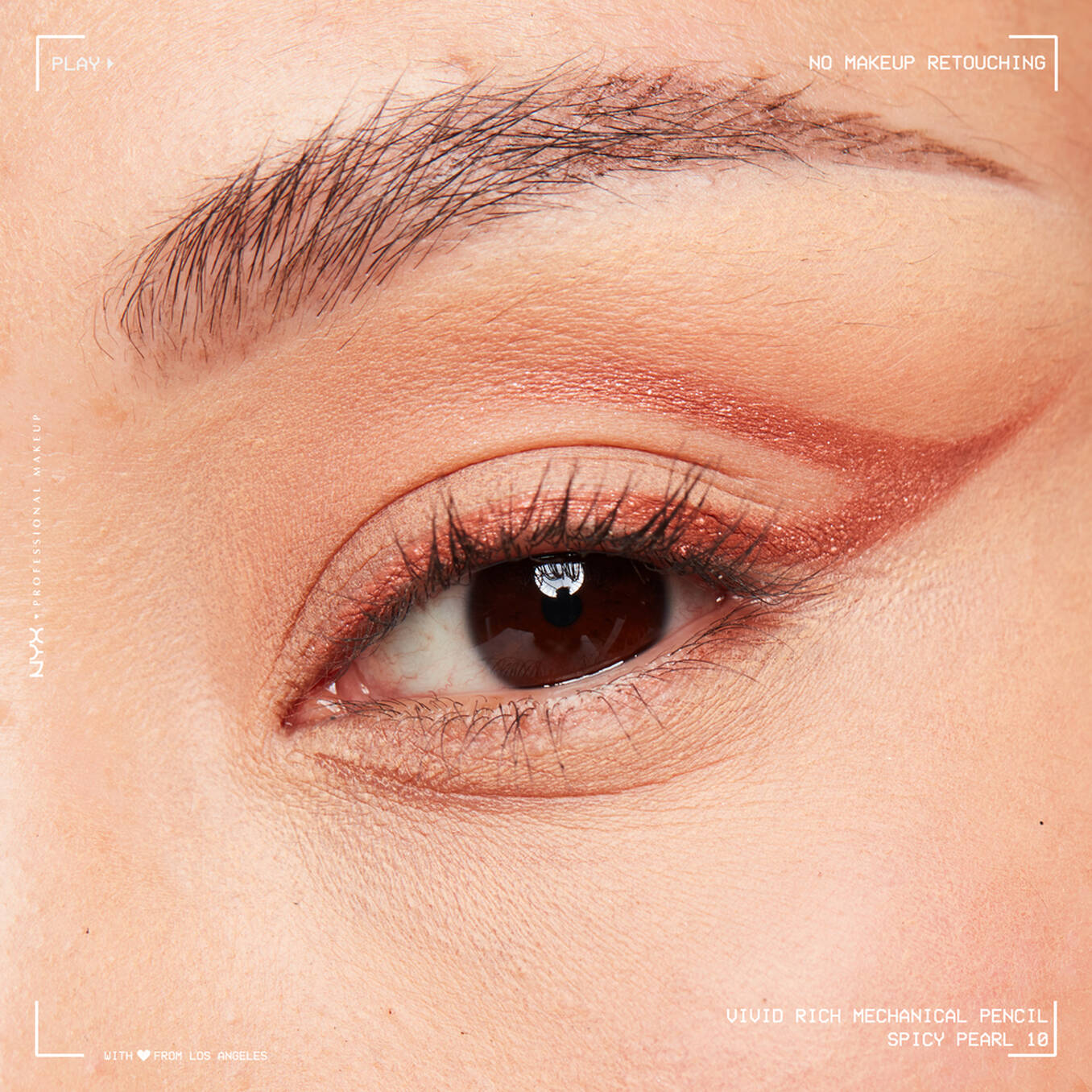 NYX - Vivid rich- ref 10  Spicy Pearl - Bronze