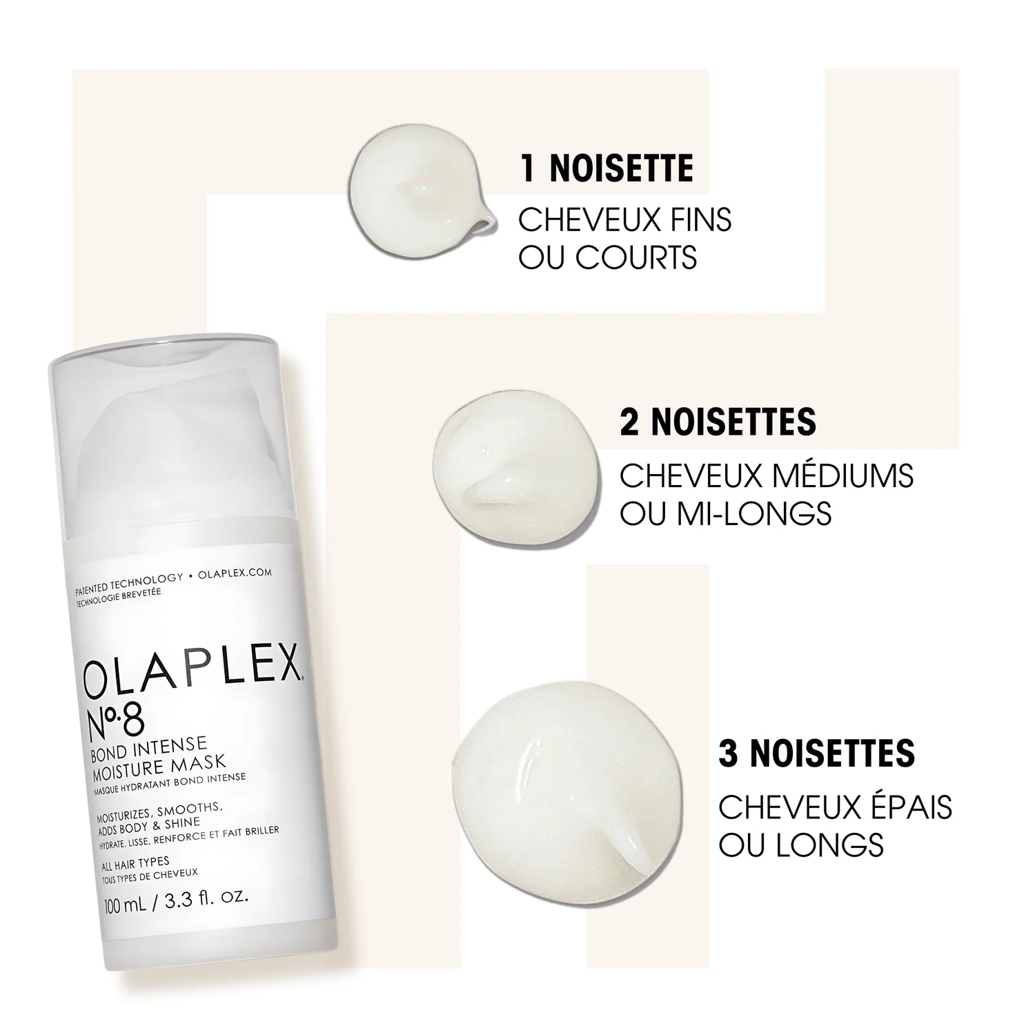 OLAPLEX - N°8 Masque Hydratant Bond Intense - 100ml