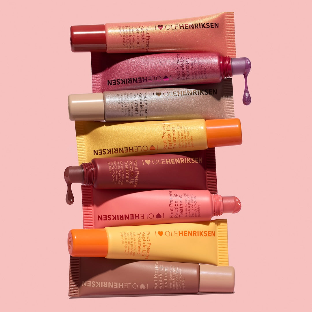 Olehenriksen - Pout Preserve Lip Treatment - Soin des lèvres hydratant & anti-âge aux peptides - réf Crème Brûlée Glimmer