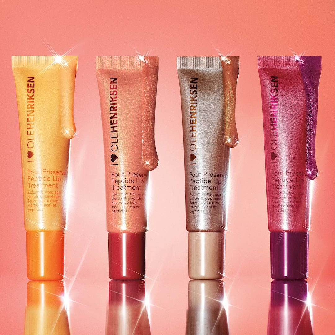 Olehenriksen - Pout Preserve Lip Treatment - Soin des lèvres hydratant & anti-âge aux peptides - réf Crème Brûlée Glimmer