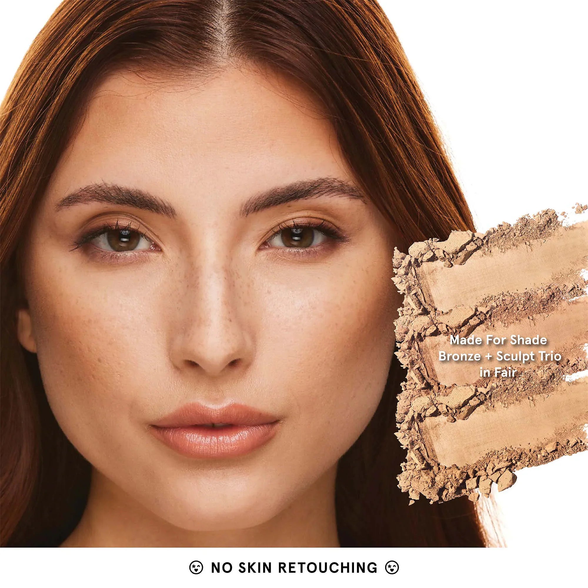 ONE SIZE - Made for Shade Bronze & Sculpt Trio Palette - réf Fair Trio