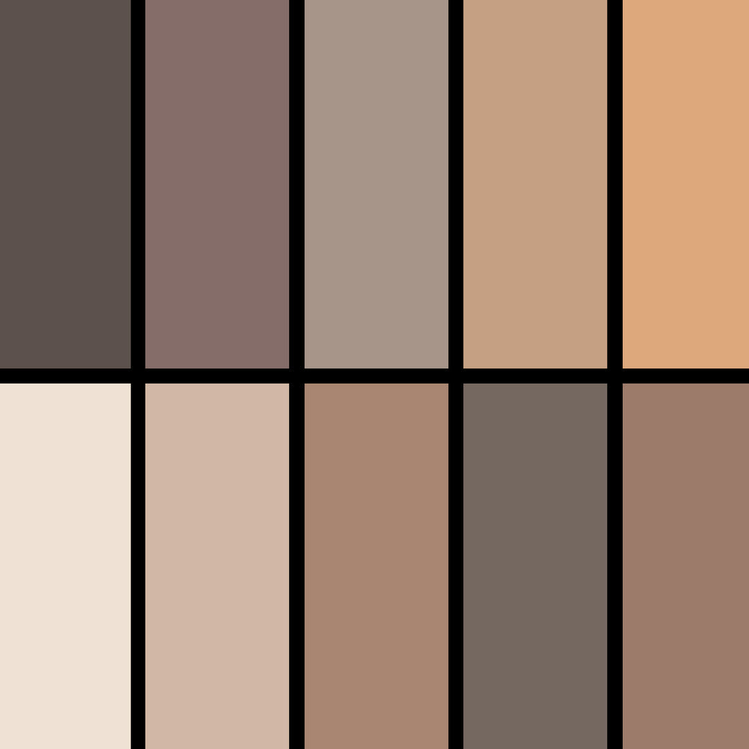 PALLADIO - Eyeland Vibes Eyeshadow Palette - réf Sand Bar