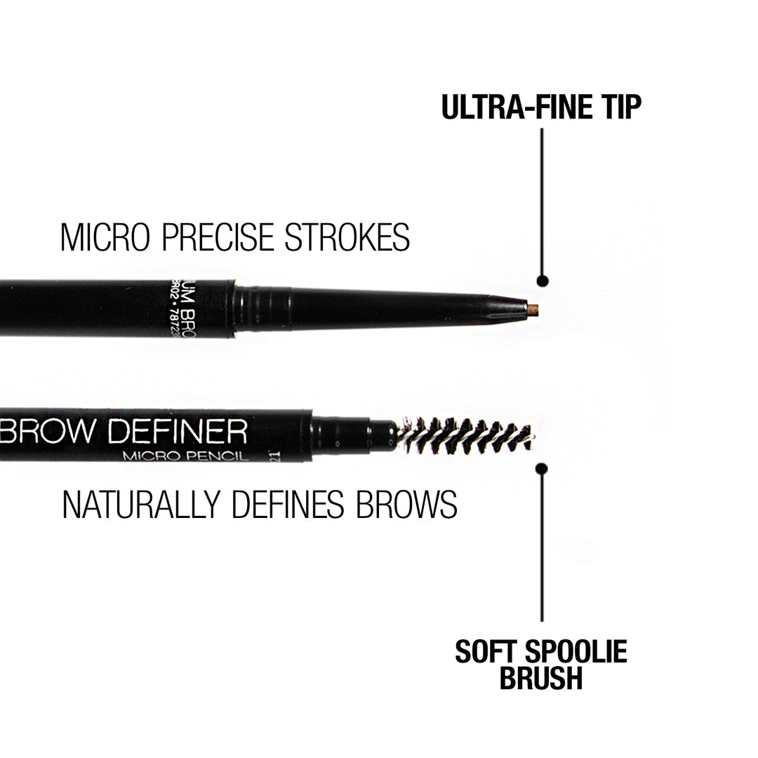 PALLADIO - The Brow Definer Micro Pencil - réf Ash Brown
