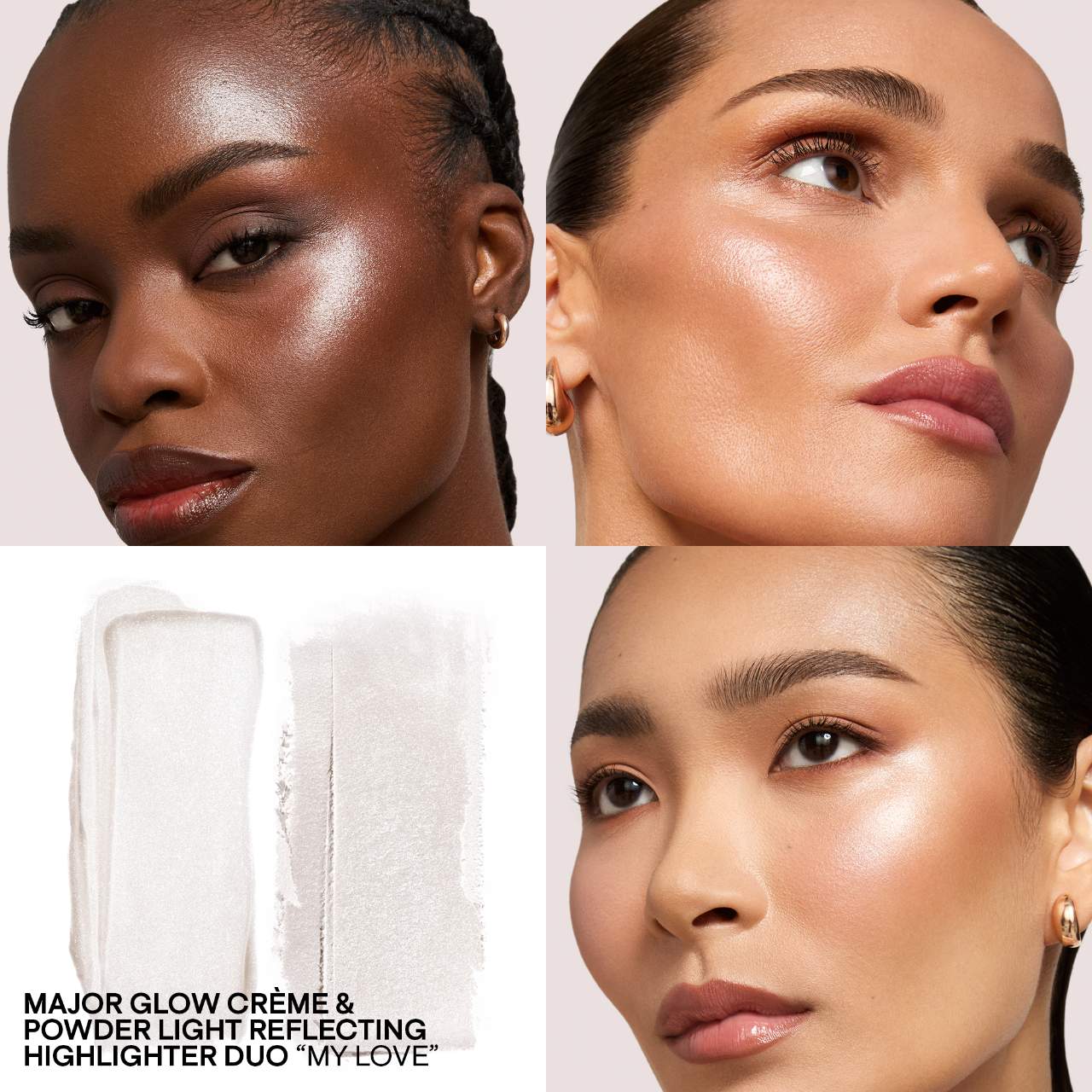 Patrick Ta -MAJOR GLOW CRÈME & POWDER LIGHT REFLECTING TRANSLUCENT HIGHLIGHTER DUO- My love