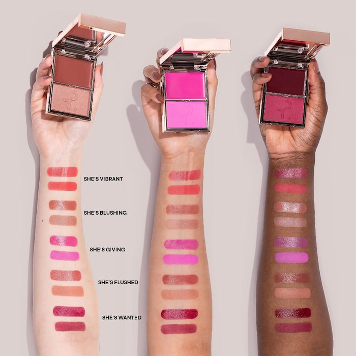 Patrick Ta - Major Headlines Double-Take Crème & Powder Blush Duo - réf She's a Doll