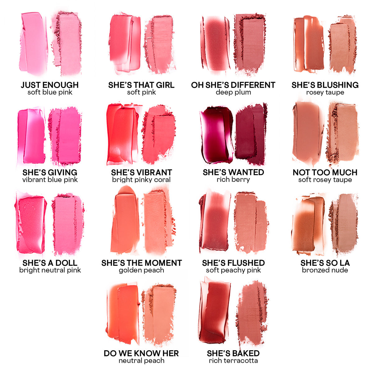 Patrick Ta - Major Headlines Double-Take Crème & Powder Blush Duo - réf She's a Doll