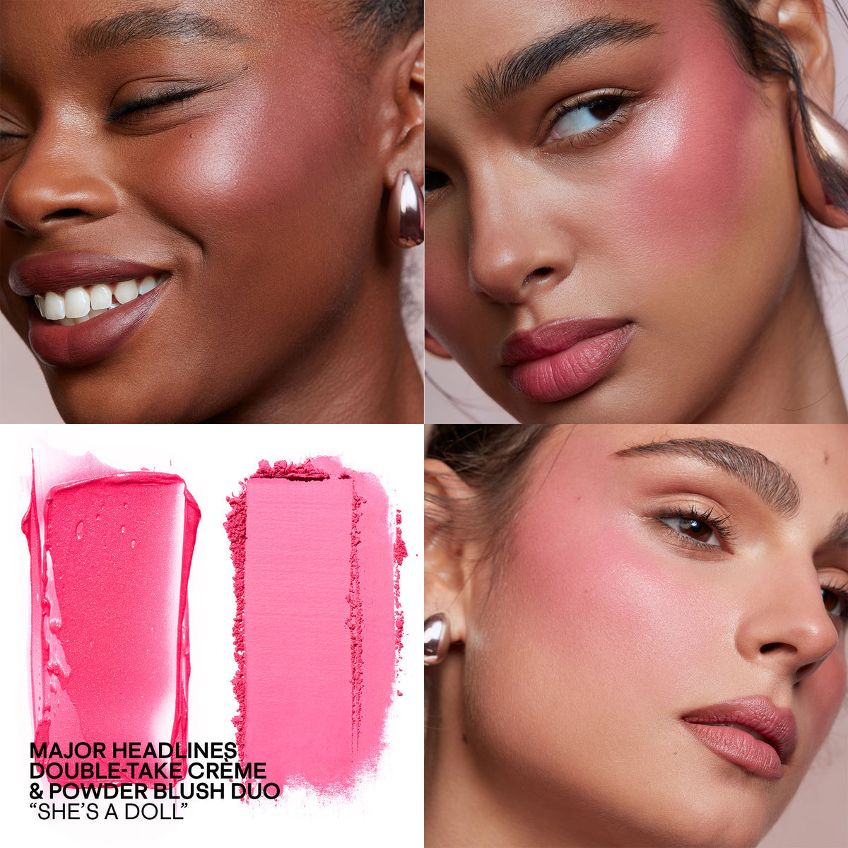 Patrick Ta - Major Headlines Double-Take Crème & Powder Blush Duo - réf She's a Doll