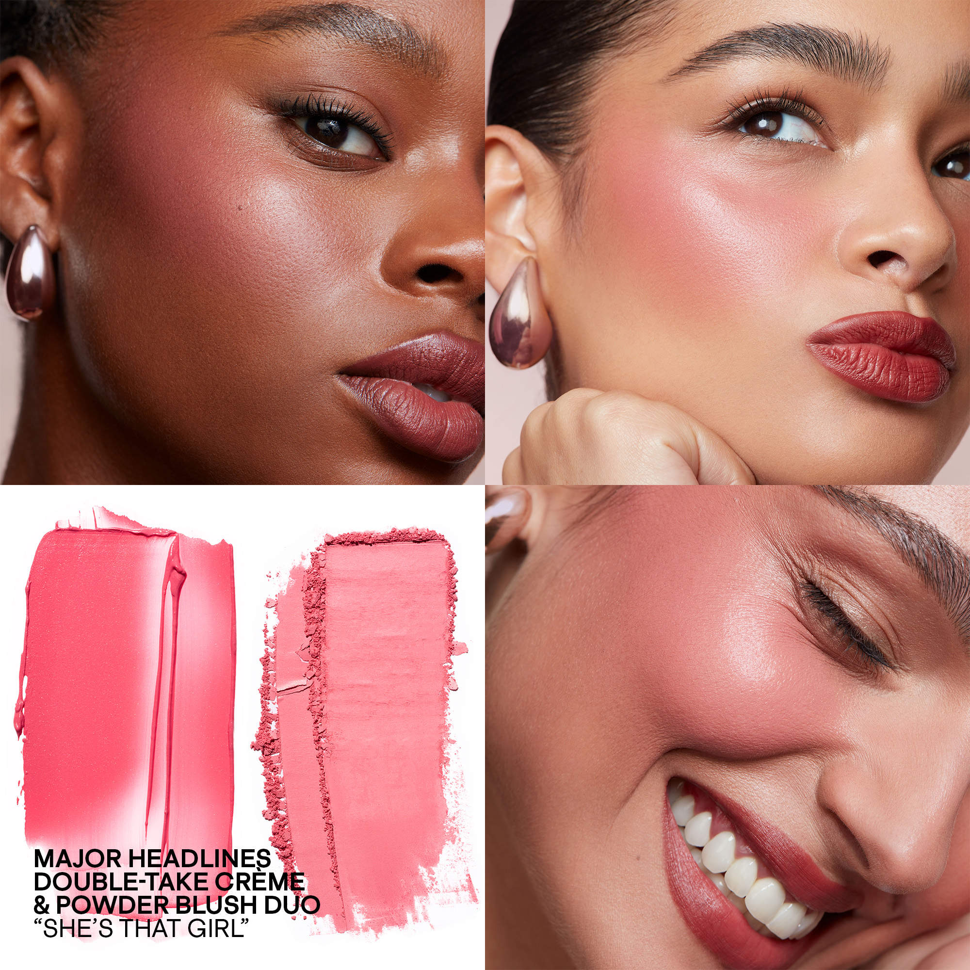 Patrick Ta - Mini Major Headlines Double-Take Crème & Powder Blush Duo - réf She’s that girl