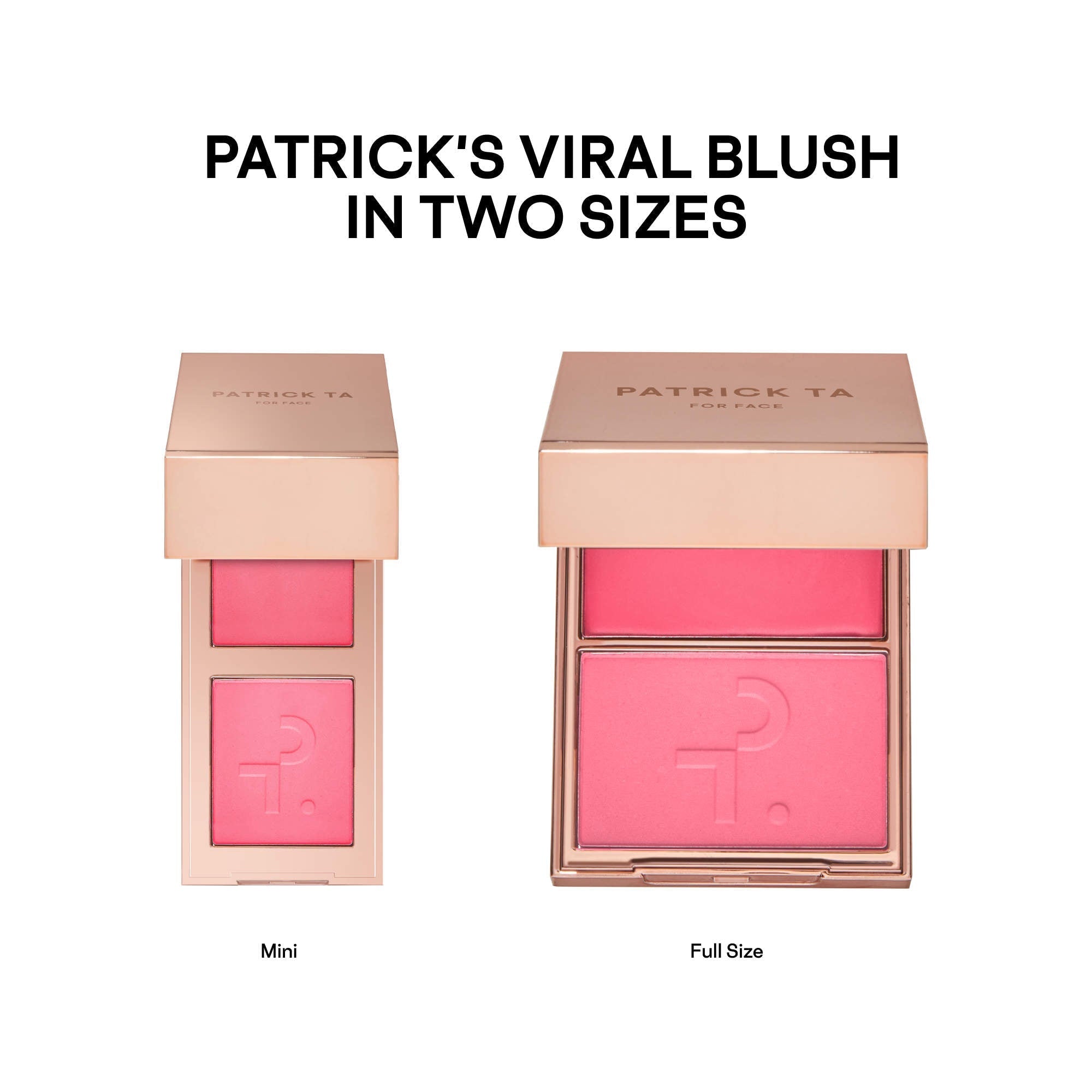 Patrick Ta - Mini Major Headlines Double-Take Crème & Powder Blush Duo - réf She’s that girl