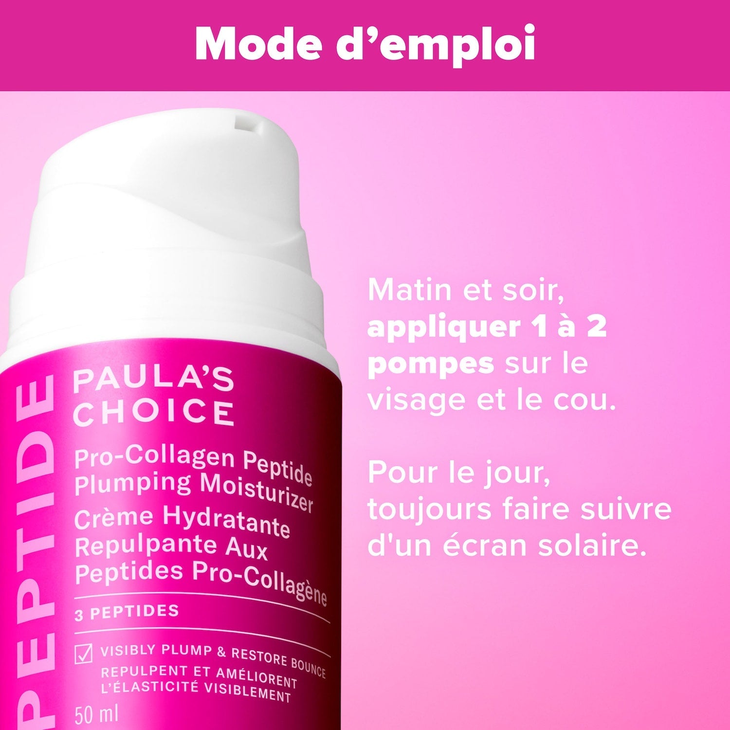 PAULA'S CHOICE - Pro-Collagene Peptide Plumping Moisturizer - 50ml