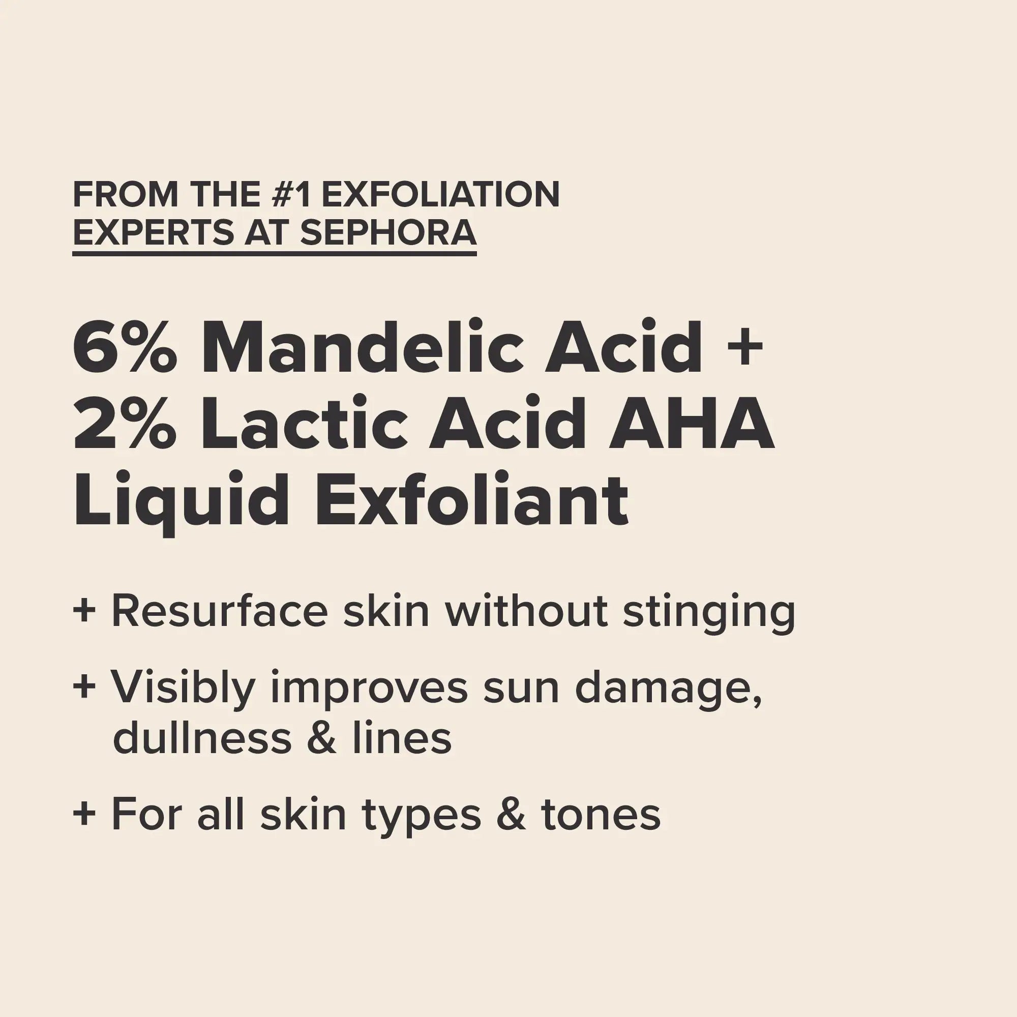 PAULA'S CHOICE - Skin Perfecting 6% Mandelic Acid + 2% Lactic Acid Liquid Exfoliant - 88ml