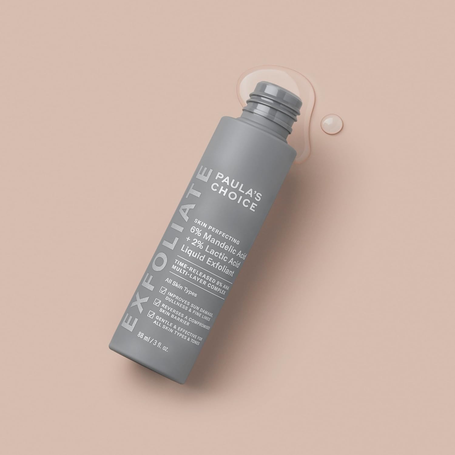 PAULA'S CHOICE - Skin Perfecting 6% Mandelic Acid + 2% Lactic Acid Liquid Exfoliant - 88ml