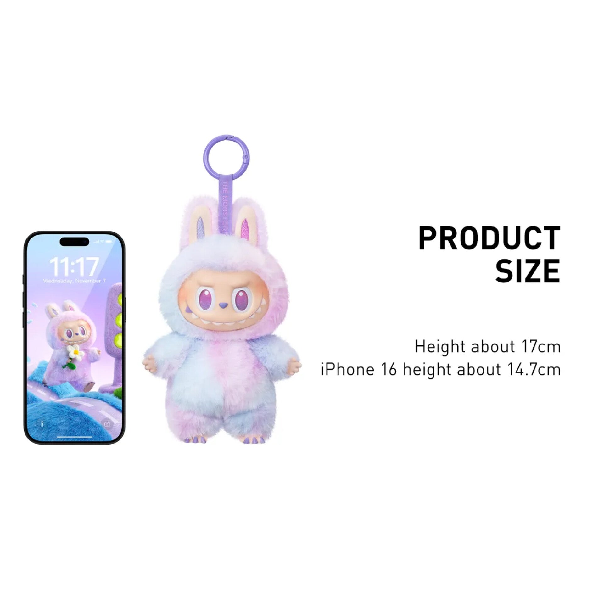 POP MART - Labubu Big into Energy Series - Vinyl Plush Pendant ( 1 Blind Box )