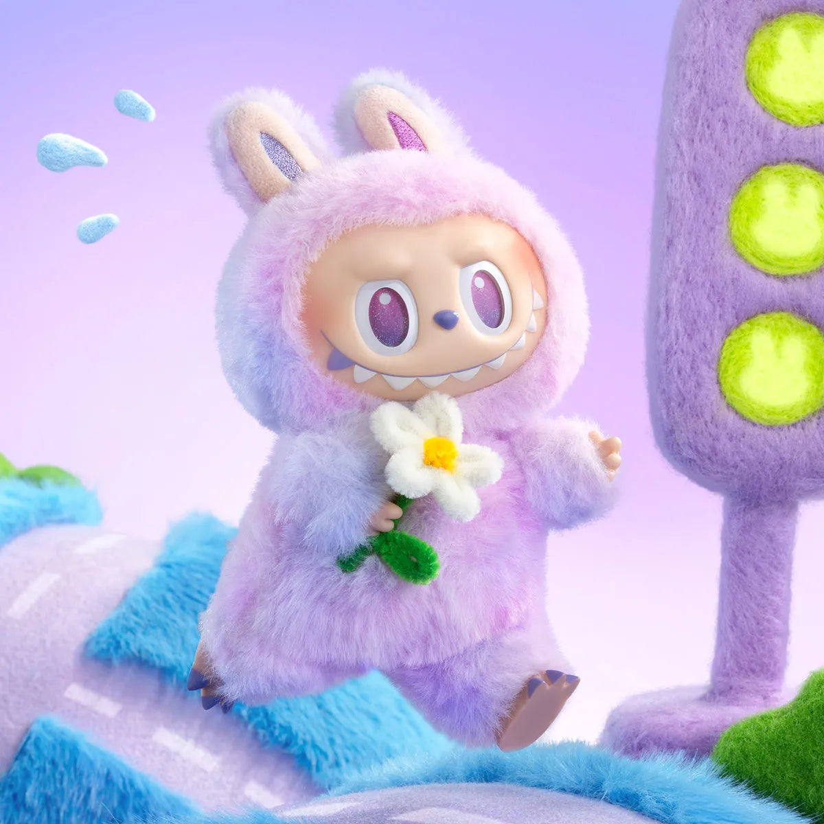 POP MART - Labubu Big into Energy Series - Vinyl Plush Pendant ( 1 Blind Box )