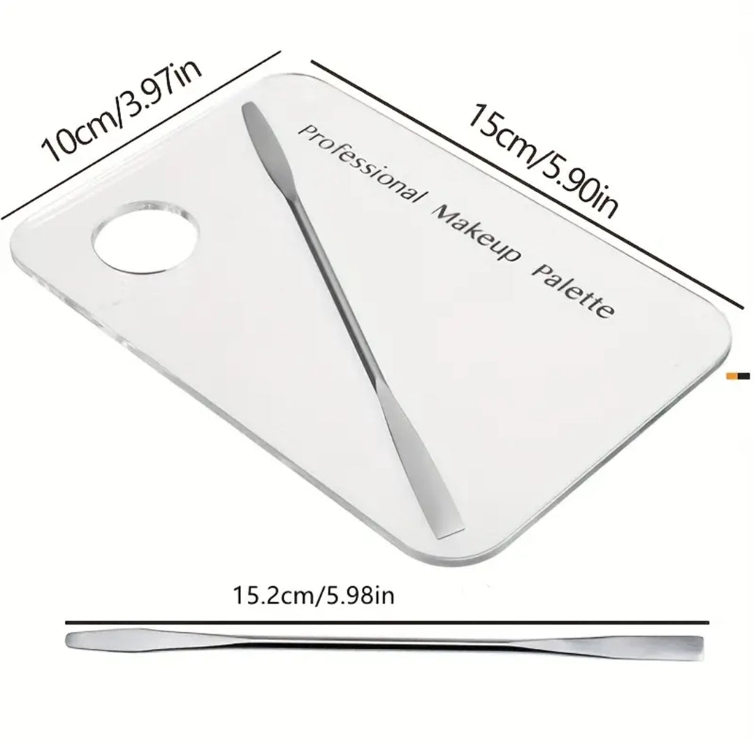 POPPIN - Palette de Maquillage Transparente + Spatule