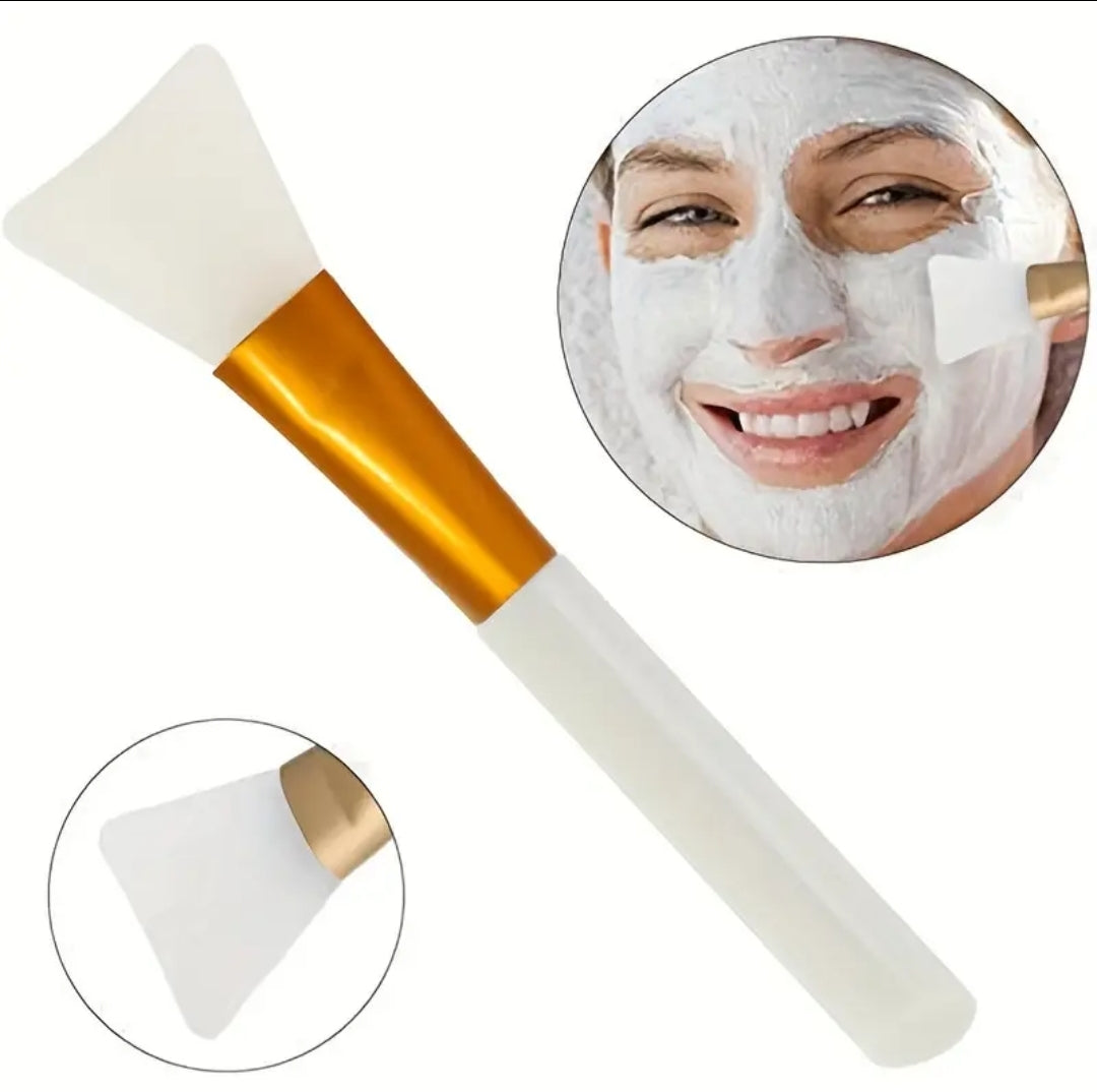 POPPIN - Pinceau en silicone pour masque visage - réf White