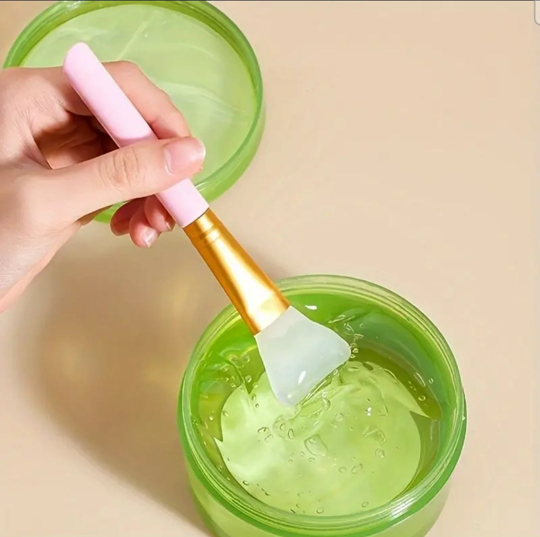 POPPIN - Pinceau en silicone pour masque visage - réf White