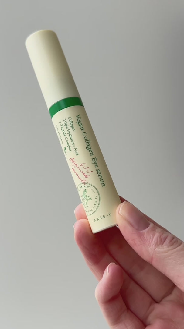 Charger la vidéo : AXIS-Y - Vegan Collagen Eye Serum - 10ml