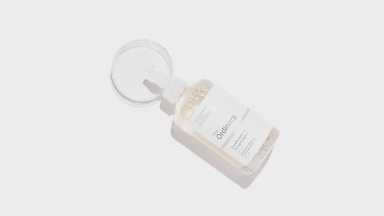 Charger la vidéo : THE ORDINARY - MINI - GLYCOLIC ACID 7% Exfoliating TONER 100ml