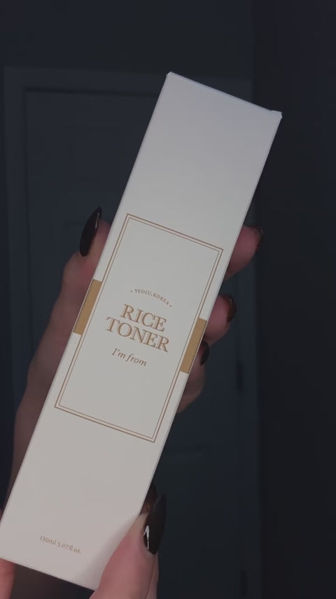 Charger la vidéo : I'm from - Rice Toner Tonique - 150ml