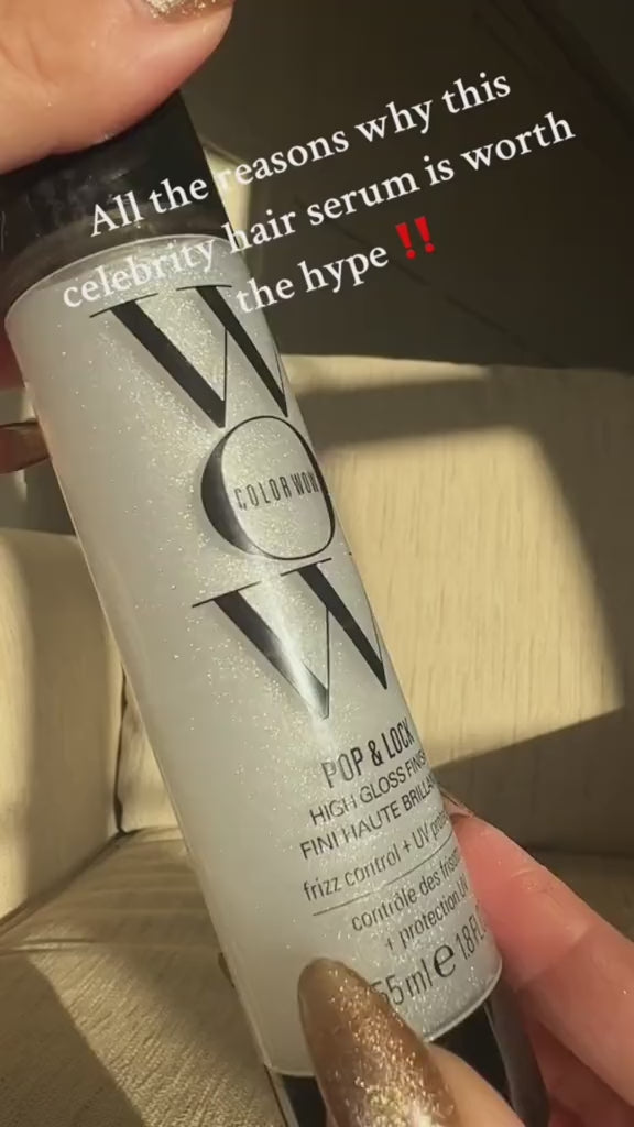 Charger la vidéo : COLOR WOW - Pop and Lock Shellac - Sérum revitalisant pour Cheveux - 55ml