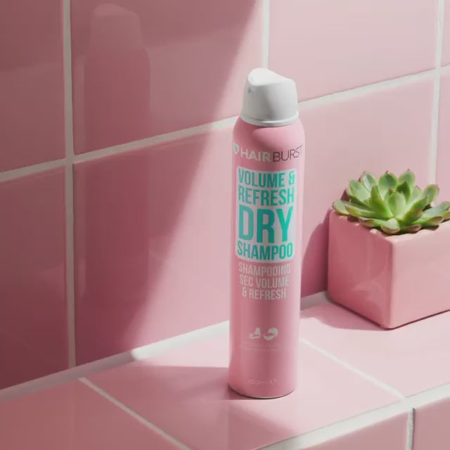 Charger la vidéo : HAIRBURST - Shampoing Sec Volume et Refresh - 200ml