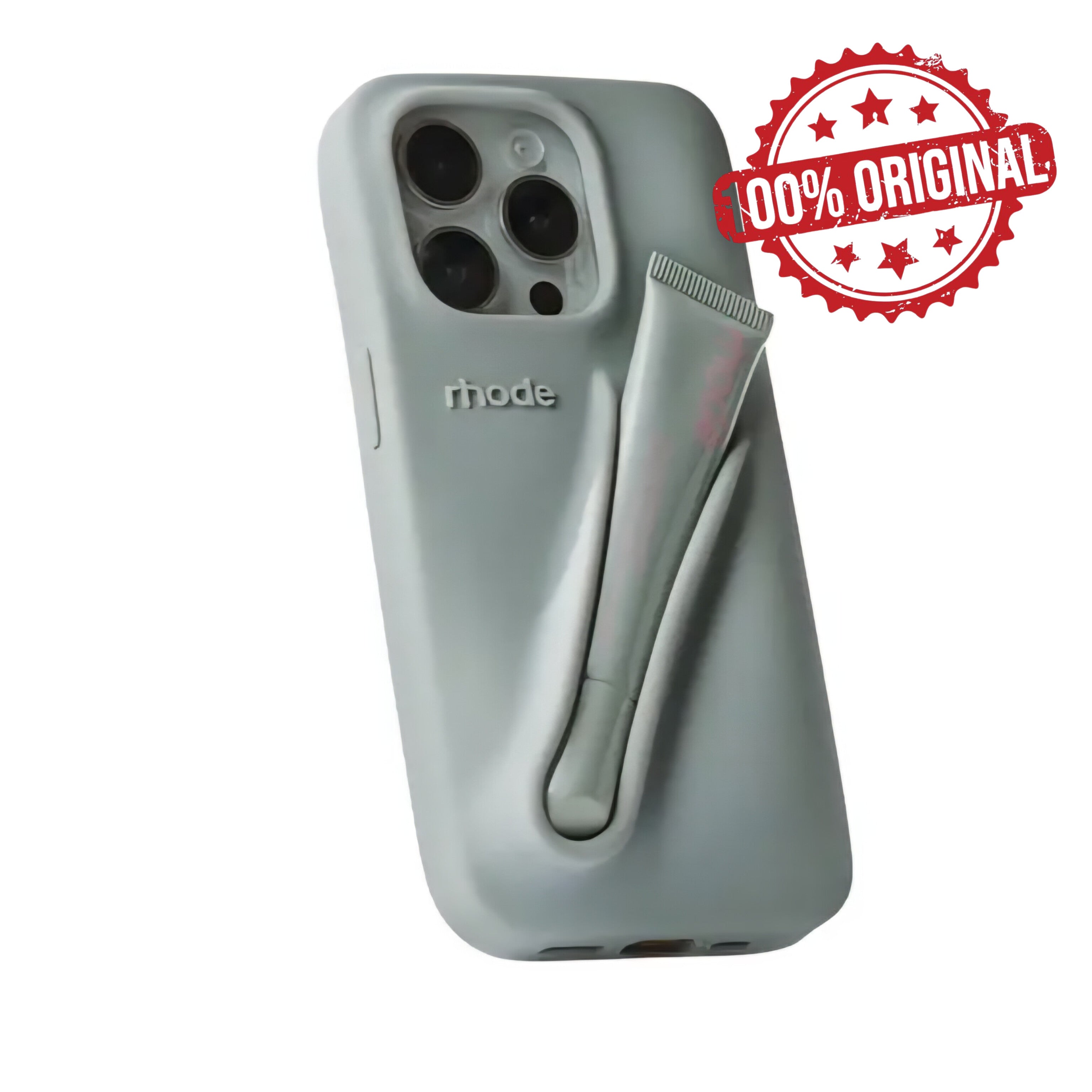 R H O D E - Lip case Iphone 14 Pro Max ❌sans lip gloss ❌ - réf Grey