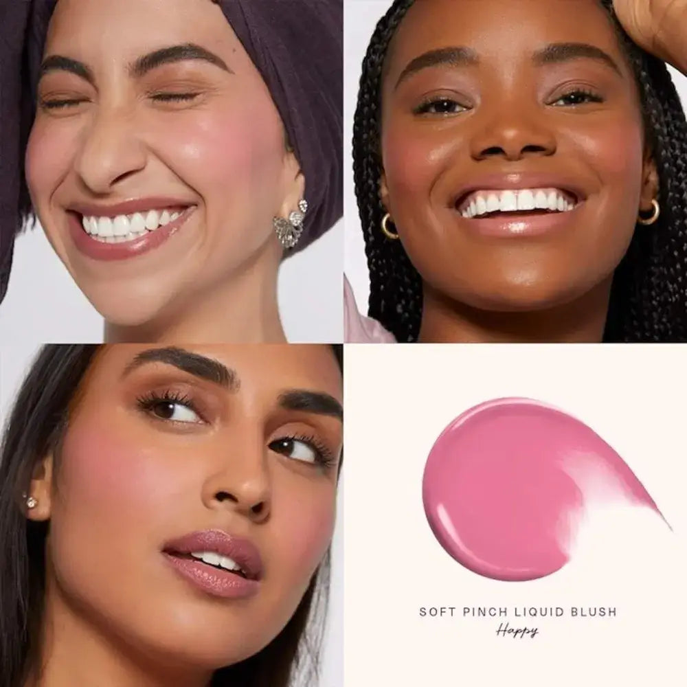 Rare Beauty - MINI Soft Pinch Dewy Liquid Blush - réf Happy KIT