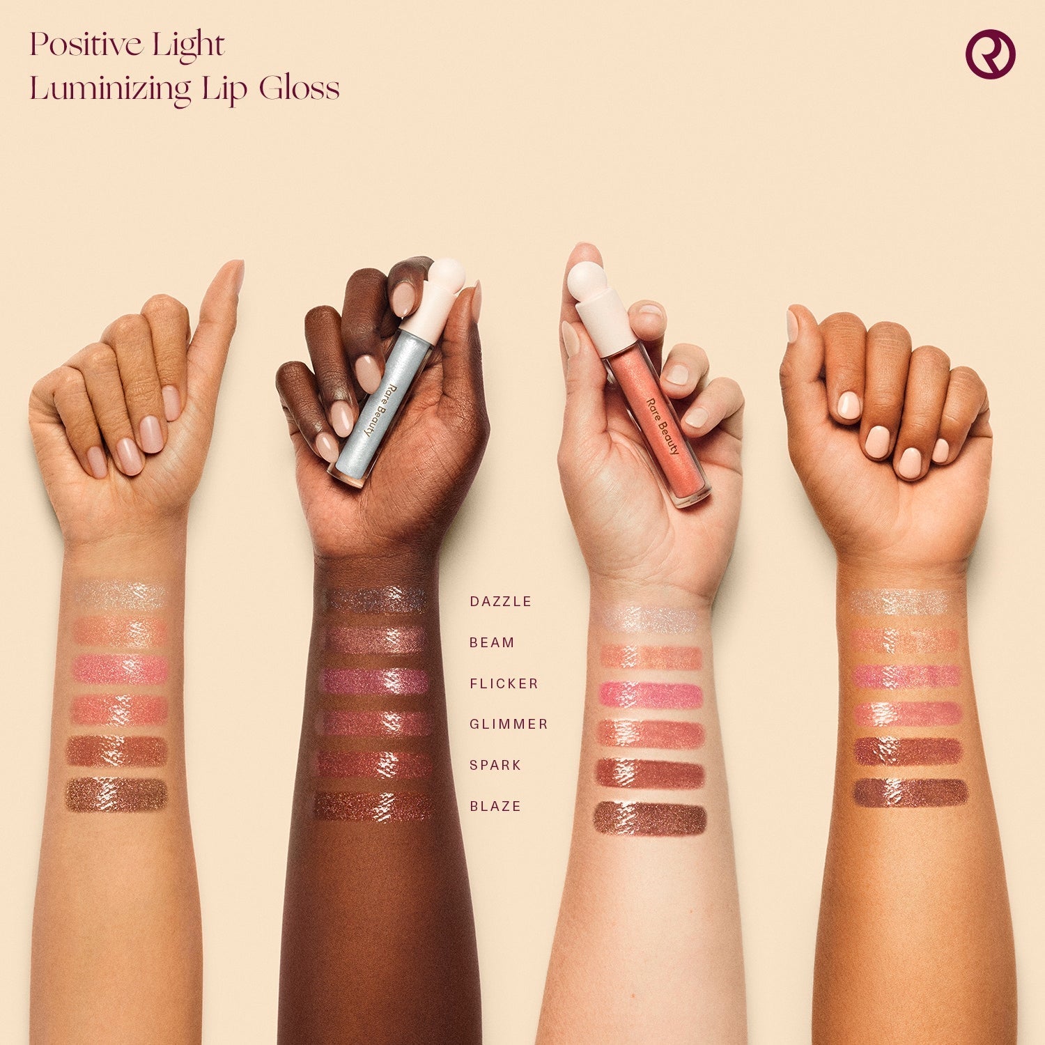 Rare Beauty - Positive Light Luminizing Lip Gloss- Ref Flicker