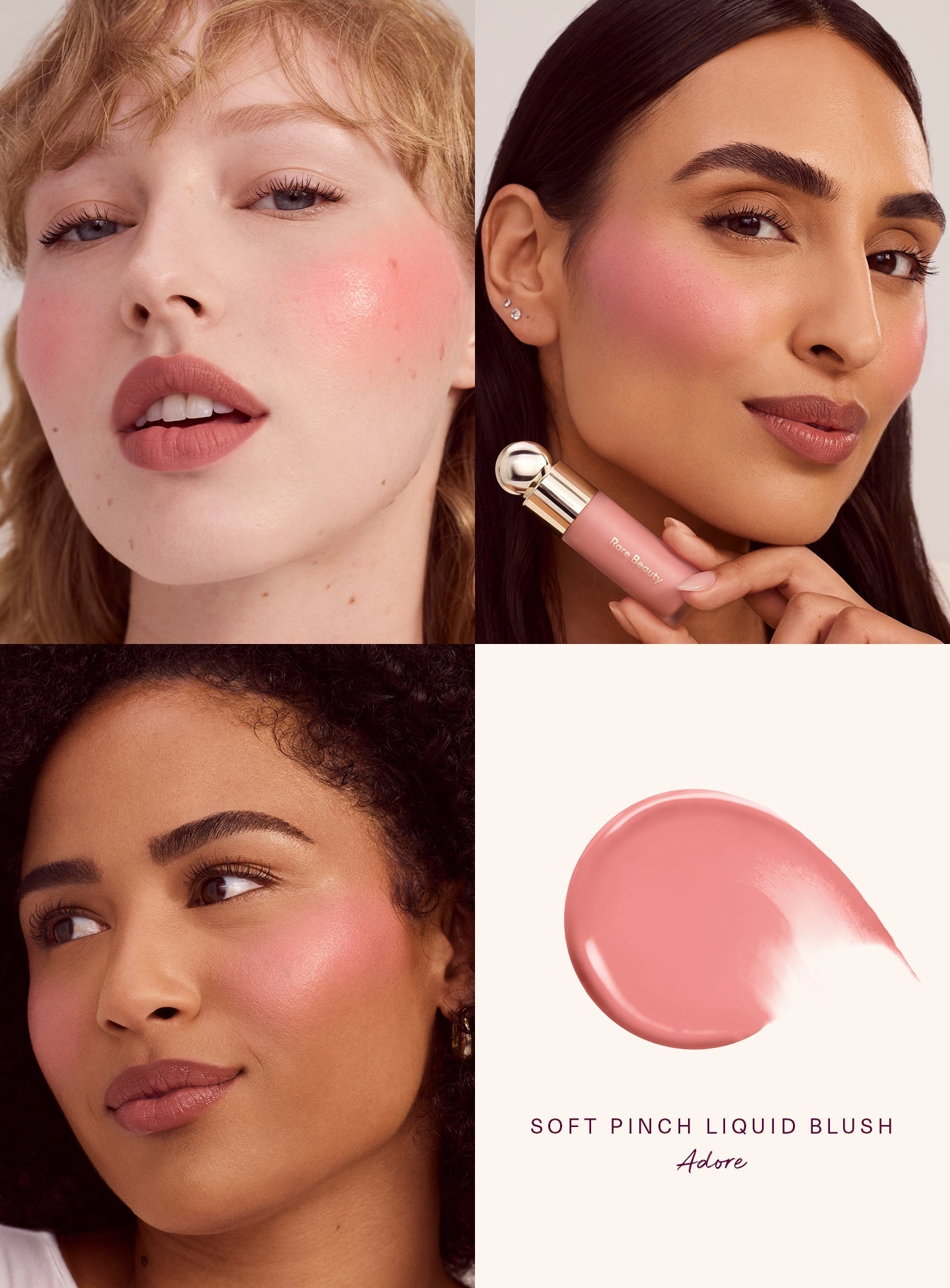 Rare Beauty - Soft Pinch Dewy Liquid Blush - réf Adore
