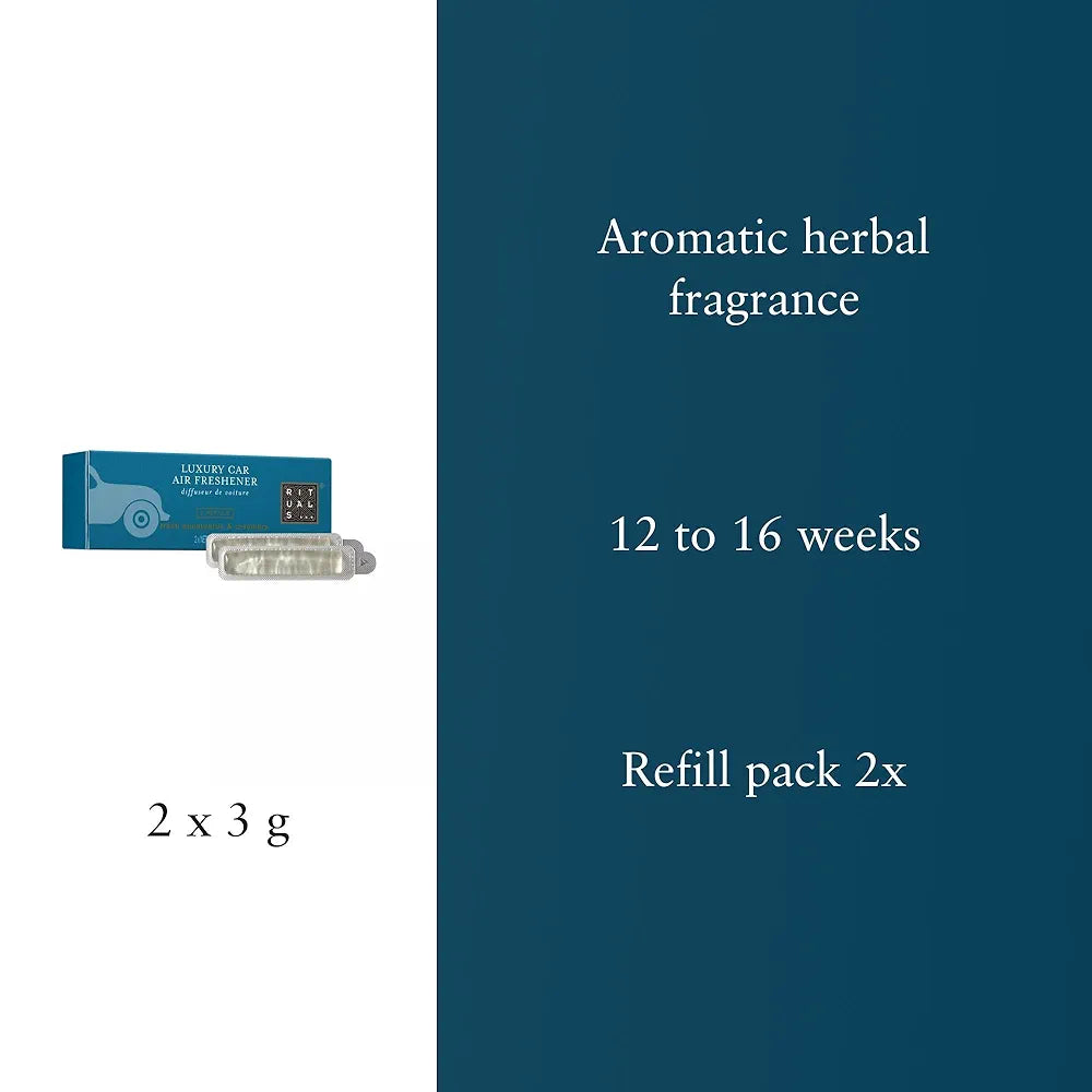 RITUALS - 2x Recharges Luxury Car Air Freshener - réf Fresh eucalyptus & Rosemary
