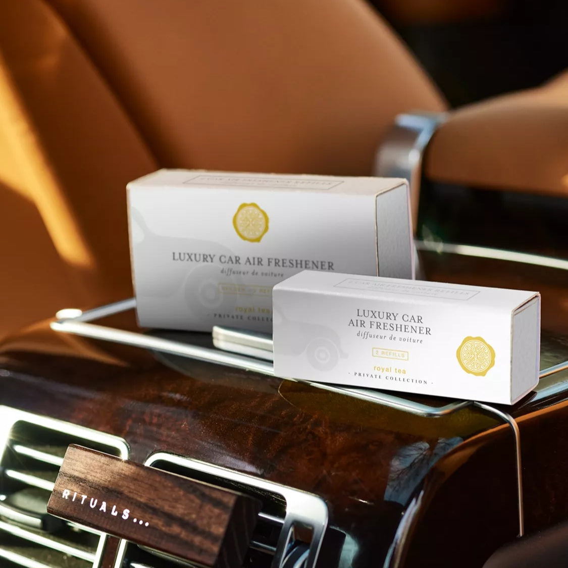 RITUALS - 2x Recharges Luxury Car Air Freshener - réf Royal Tea