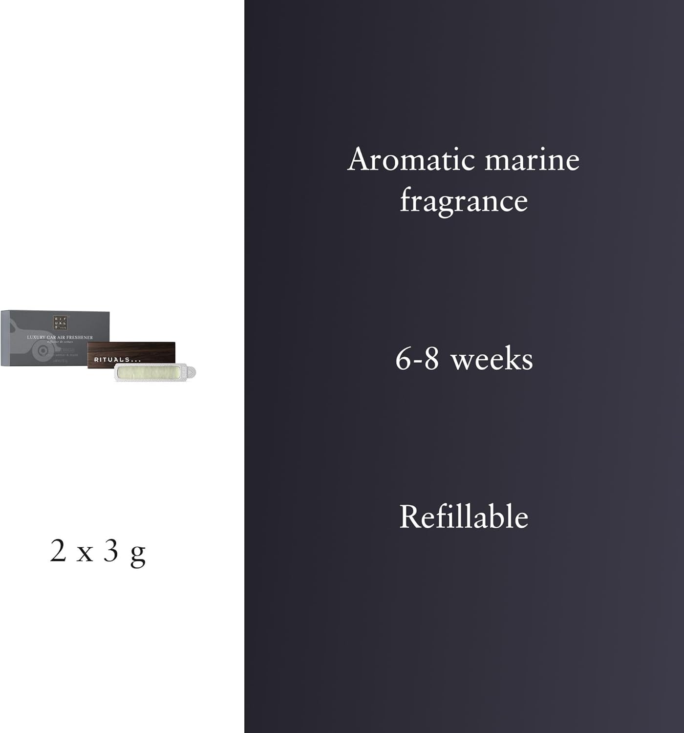 RITUALS - Luxury Car Air Freshener - réf Arabian Amber & musk