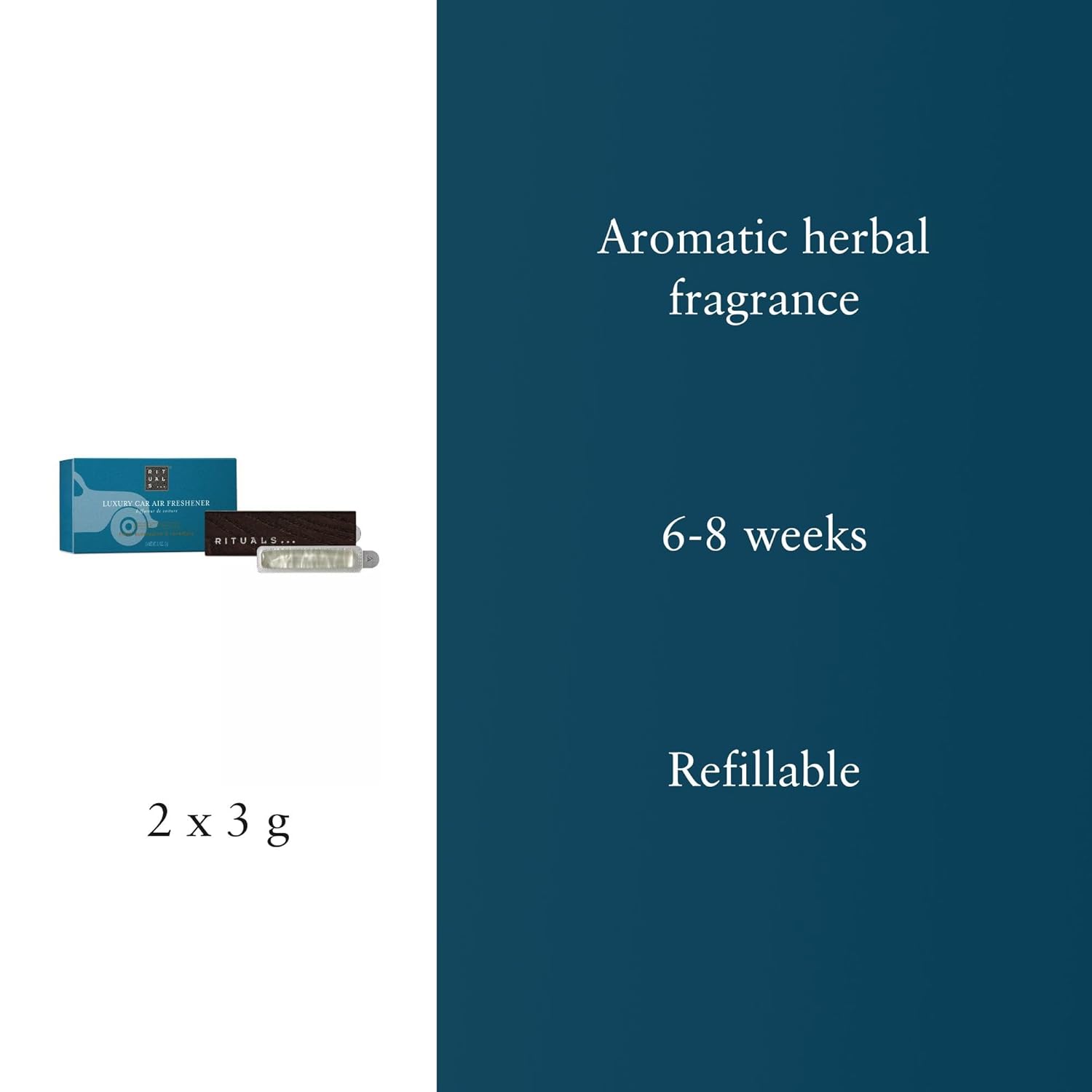 RITUALS - Luxury Car Air Freshener - réf Fresh Eucalyptus & Rosemary