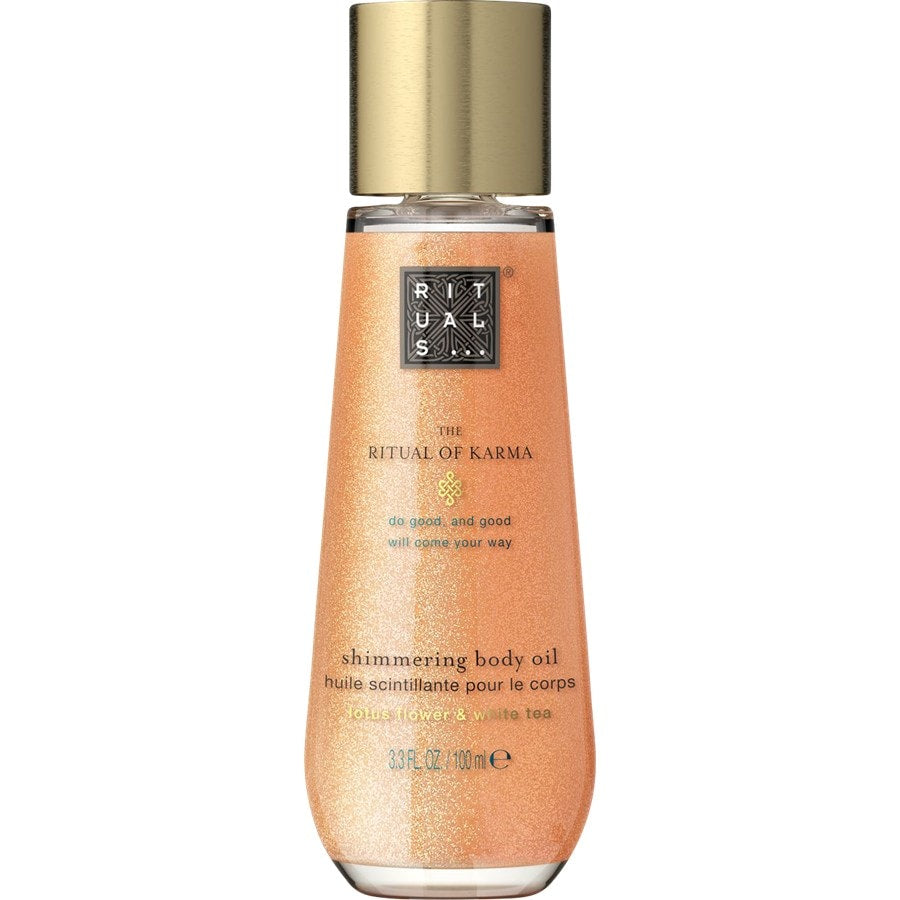 RITUALS - Ritual of Karma Shimmering Body Oil - réf Lotus Flower & White Tea