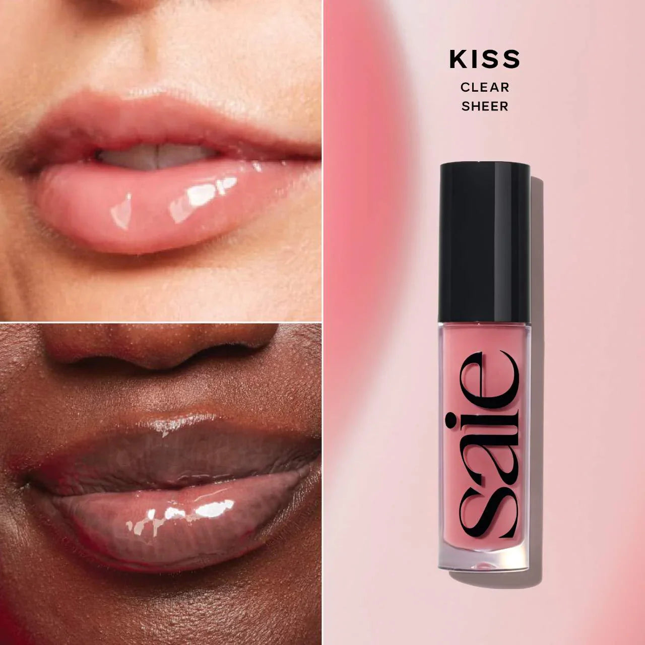 SAIE - Glossybounce Hydrating Lip Oil - réf Kiss